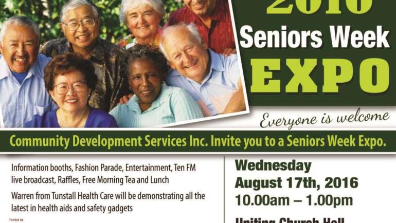 SDRC Media Release – Seniors expos feature this Seniors Month: It’s on for Young and Old!